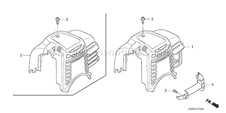 Page M Diagram and Parts List for GX35NT Type T3 - VIN# GCAST-1000001 Honda Engine