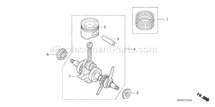 Page E Diagram and Parts List for GX35NT Type T3 - VIN# GCAST-1000001 Honda Engine