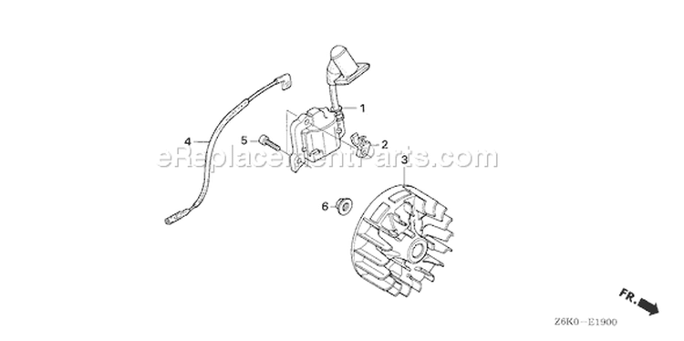 Page G Diagram and Parts List for GX35NT Type T3 - VIN# GCAST-1000001 Honda Engine