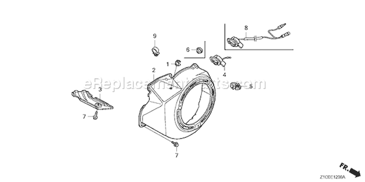 Page I Diagram and Parts List for GX390T1 Type QAPW - VIN# GCAET-1000001 Honda Engine