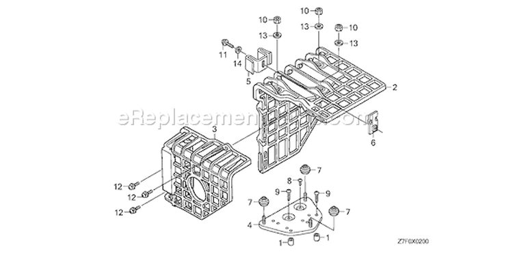 Page N Diagram and Parts List for GX390UH1 Type VPX5 - VIN# GCAHH-0000001 Honda Engine