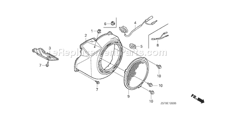 Page I Diagram and Parts List for GX390UT1 Type QAA2 - VIN# GCAKT-1000001 Honda Engine