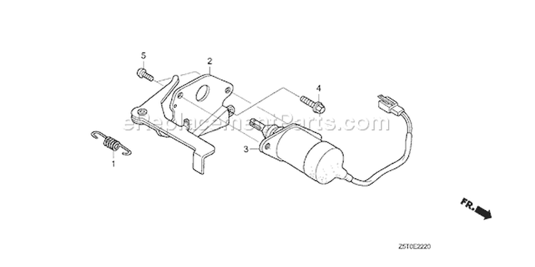 Page B Diagram and Parts List for GX390RT1 Type VXG - VIN# GCAKT-1000001 Honda Engine