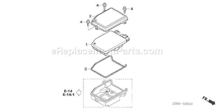 Page I Diagram and Parts List for GX440IR Type V5M6 - VIN# GCAWK-1000001 Honda Engine