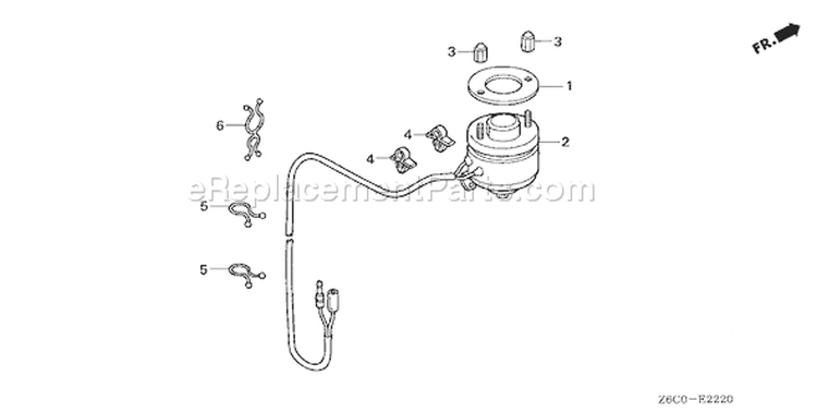 Page B Diagram and Parts List for GX610U1 Type VD - VIN# GCAPK-1000001 Honda Engine