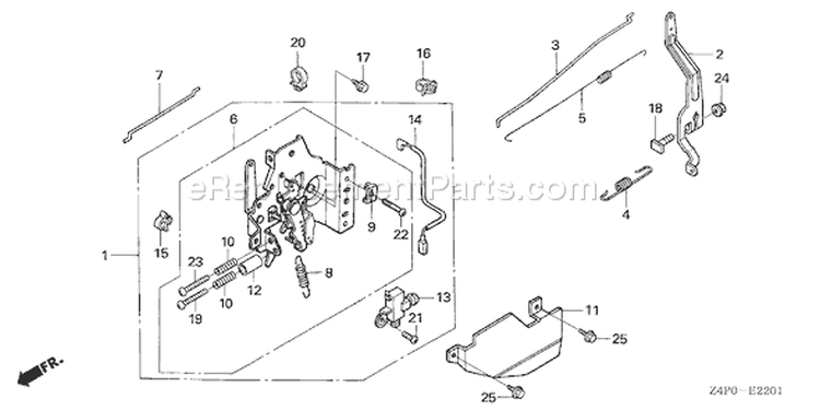 Page D Diagram and Parts List for GXV160UH2 Type N1F2 - VIN# GJABH-1000001 Honda Engine
