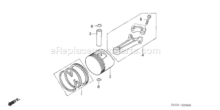 Page N Diagram and Parts List for GXV390A1 Type DET3 - VIN# GJAGA-1000001-9999999 Honda Engine