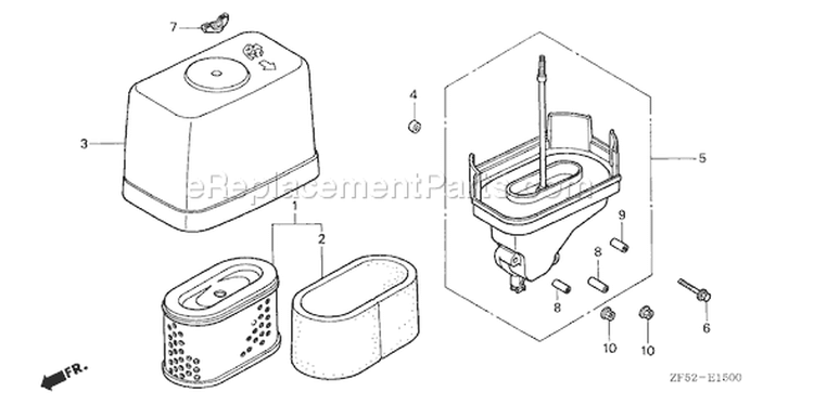 Page A Diagram and Parts List for GXV390K1 Type DET3 - VIN# GJAA-6000001-9999999 Honda Engine