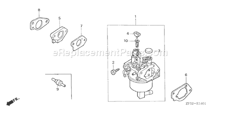 Page C Diagram and Parts List for GXV390K1 Type DP23 - VIN# GEAD-6000001-9999999 Honda Engine