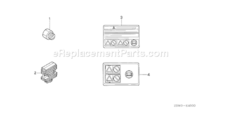 Page N Diagram and Parts List for GXV390UA1 Type DETR - VIN# GJANA-1000001-9999999 Honda Engine