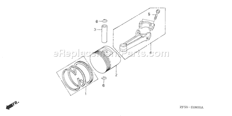 Page N Diagram and Parts List for GXV390 Type DAET - VIN# GJAA-1000001-2063521 Honda Engine