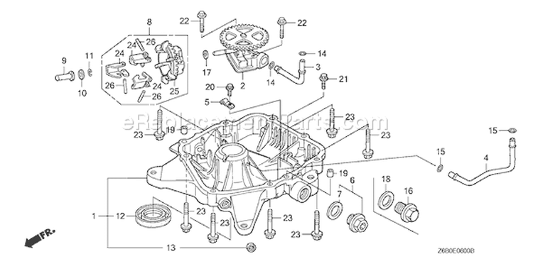 Page N Diagram and Parts List for GXV530R Type DXA2 - VIN# GJAEK-1000001 Honda Engine