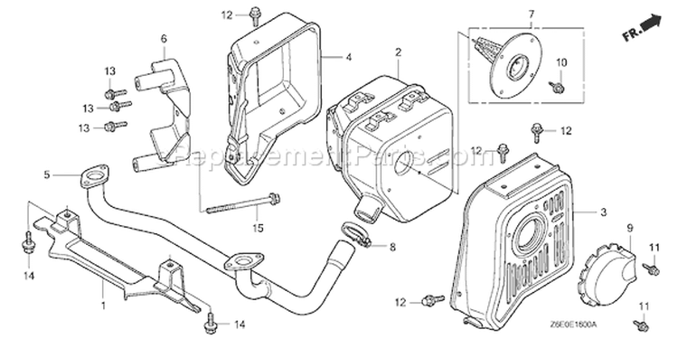 Page M Diagram and Parts List for GXV620R1 Type TAE2 - VIN# GJAGK-1000001 Honda Engine