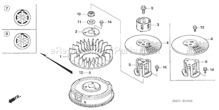 Page I Diagram and Parts List for GXV620R1 Type TAE2 - VIN# GJAGK-1000001 Honda Engine