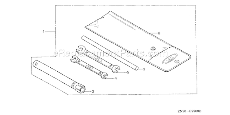 Page R Diagram and Parts List for GXV670 Type TAF - VIN# GJAH-1000001-1019999 Honda Engine