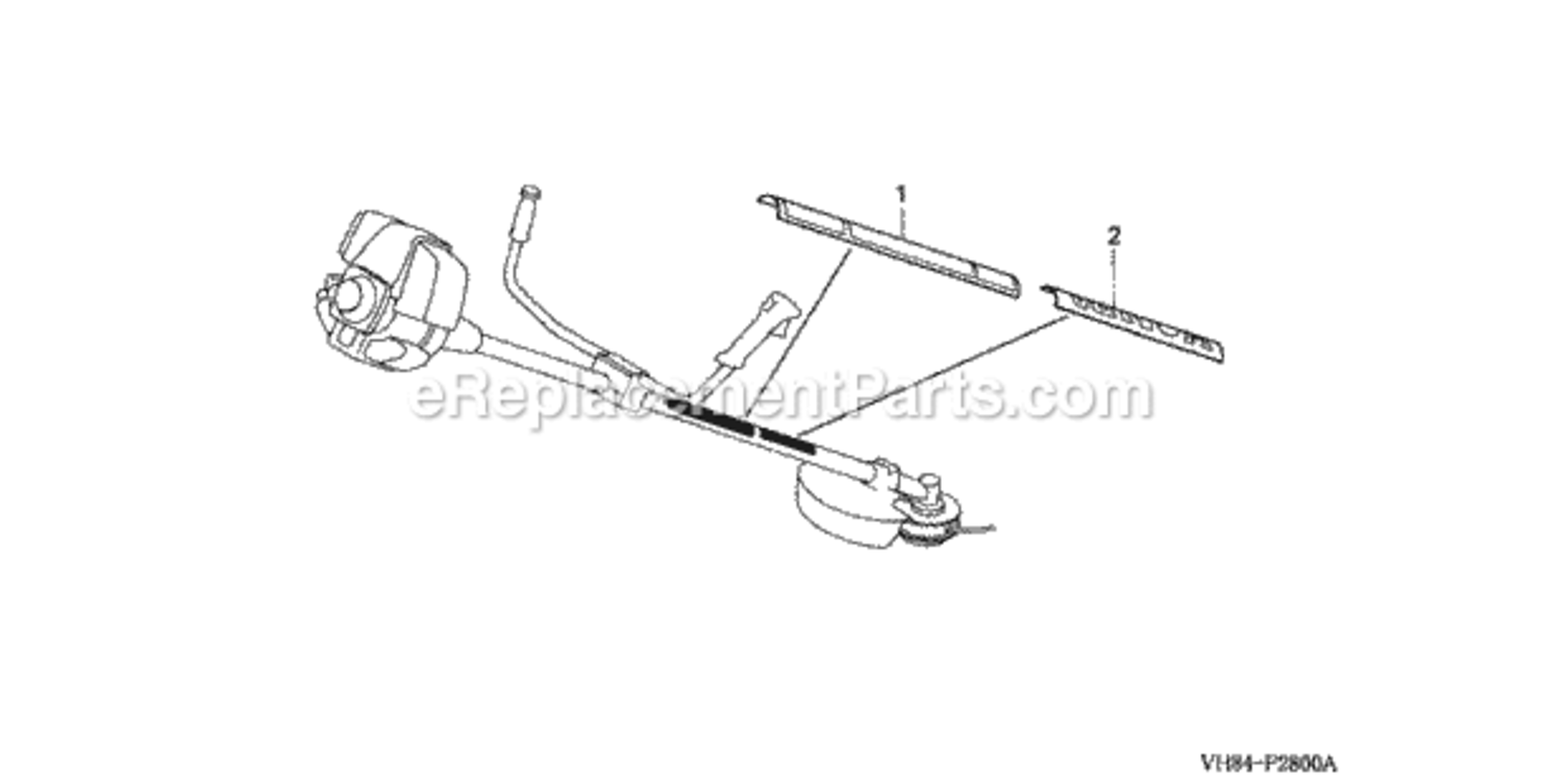 Labels 2 Diagram and Parts List for HHT31S Type LTAVIN# HADA-1000001 to HADA-9999999 Honda Trimmer