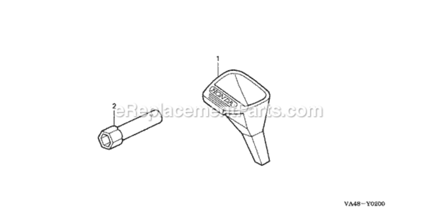 Tools Diagram and Parts List for HRA215 Type PDAVIN# MZAL-6000001 Honda Lawn Mower