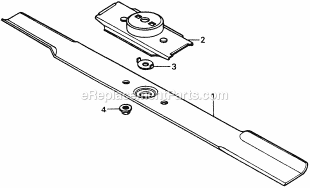 Rotary Blade Diagram and Parts List for HRM21 Type SVAVIN# MZAV-6000001 Honda Lawn Mower