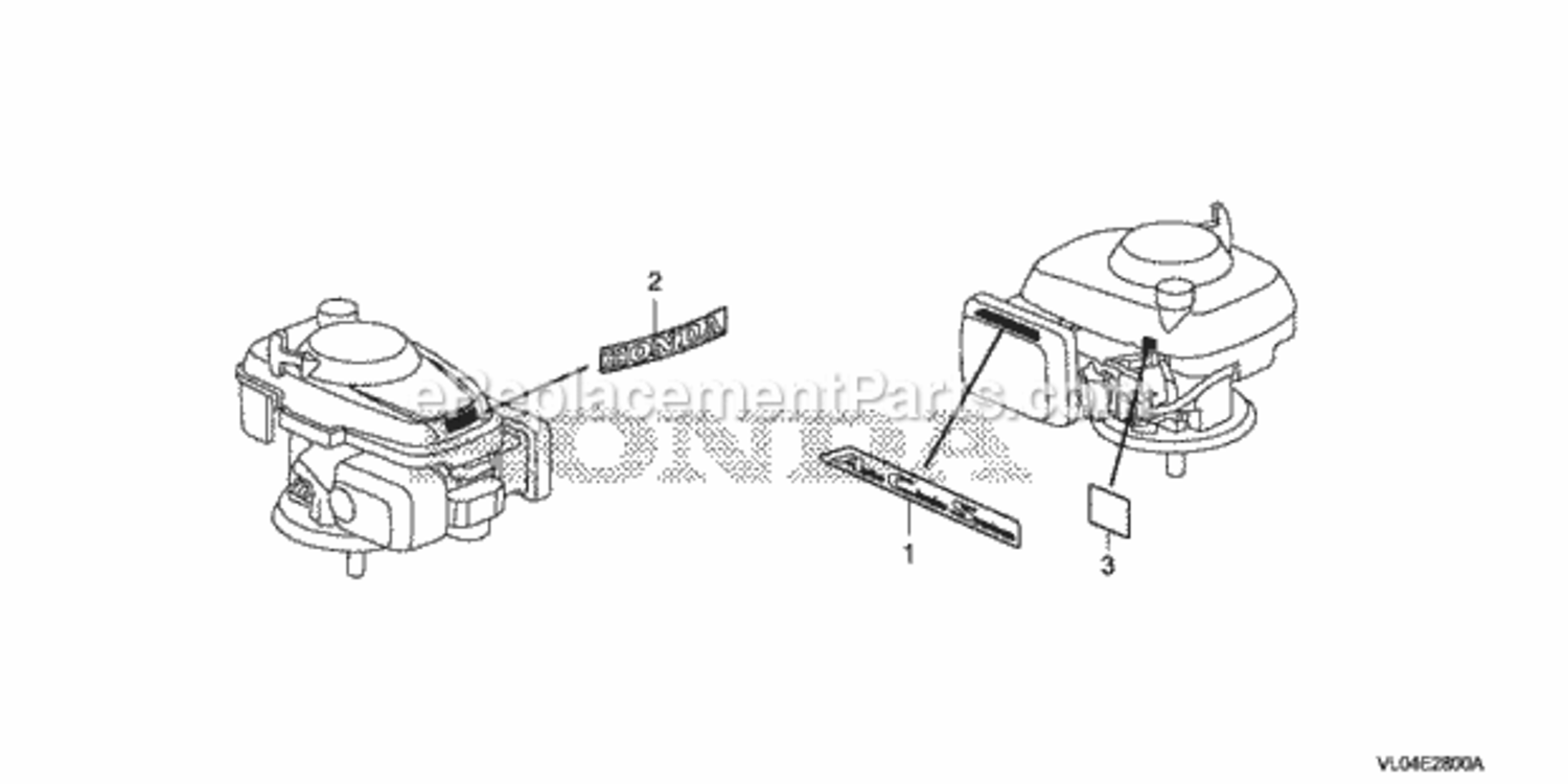 Page O Diagram and Parts List for HRR216K6 Type PDAAVIN# MZCG-8000001 to MZCG-8199999 Honda Lawn Mower