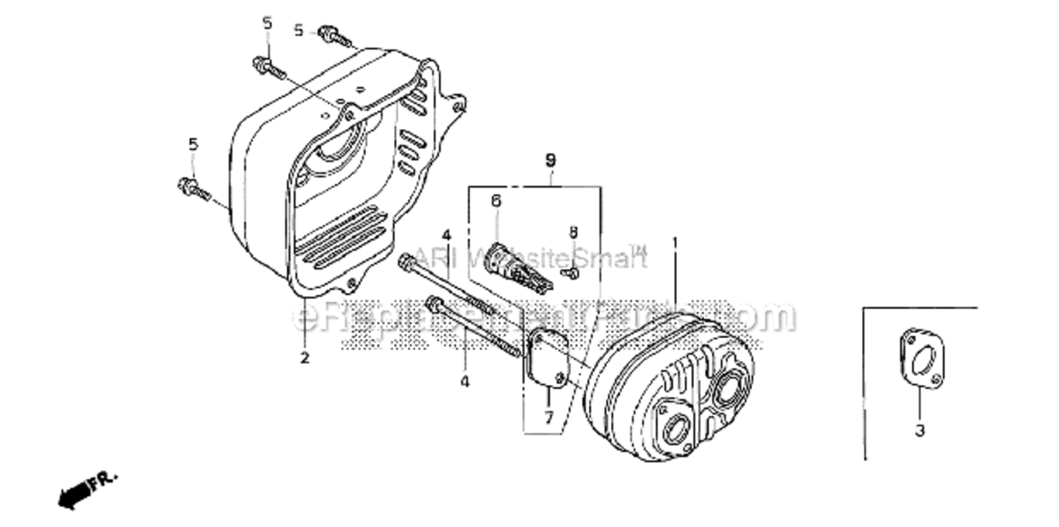 Page N Diagram and Parts List for HRX217 TDAVin#MAGA-1000001TOMAGA-1299999 Honda Lawn Mower