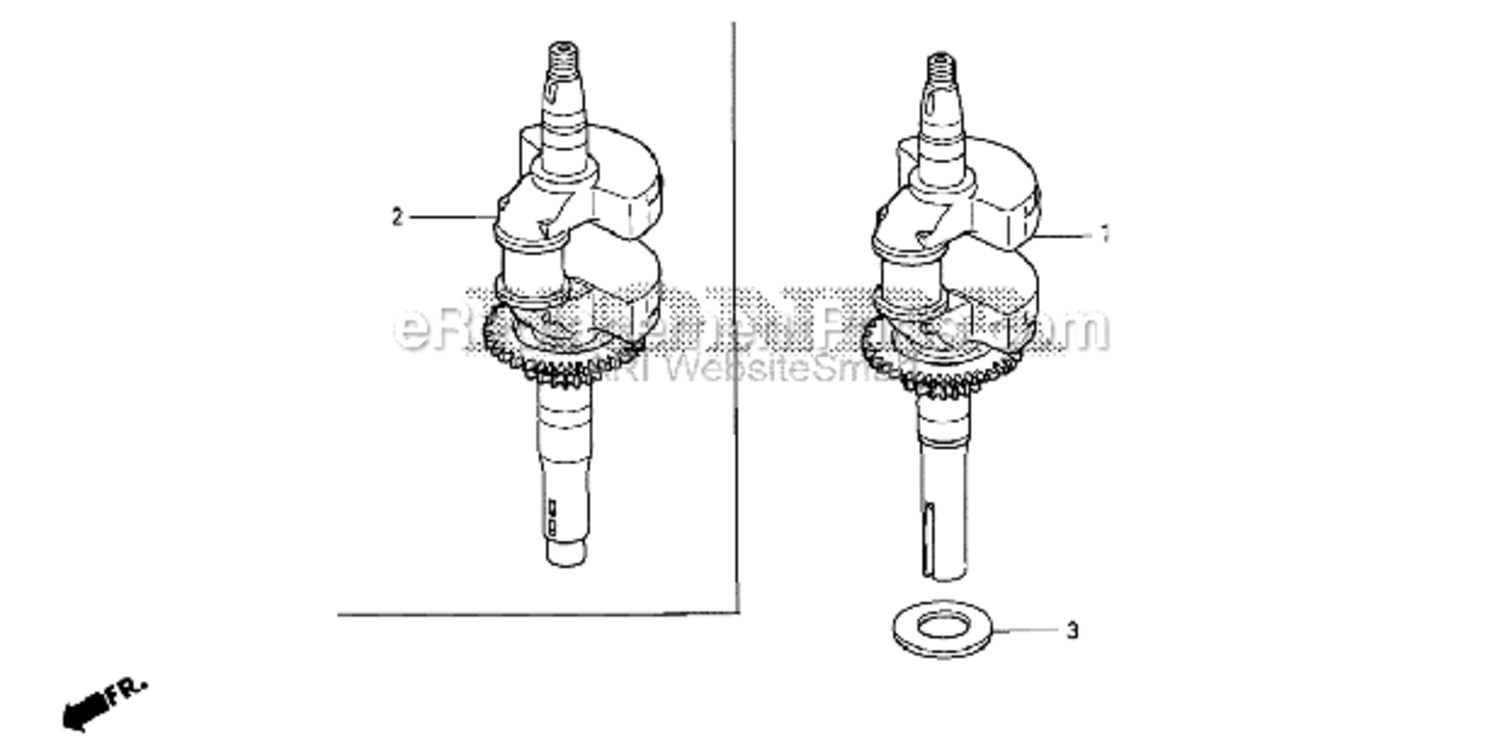 Page E Diagram and Parts List for HRX217 TDAVin#MAGA-1000001TOMAGA-1299999 Honda Lawn Mower