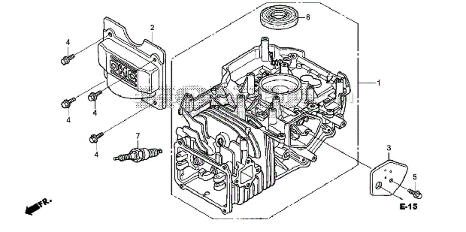 Page G Diagram and Parts List for HRX217 TDAVin#MAGA-1000001TOMAGA-1299999 Honda Lawn Mower