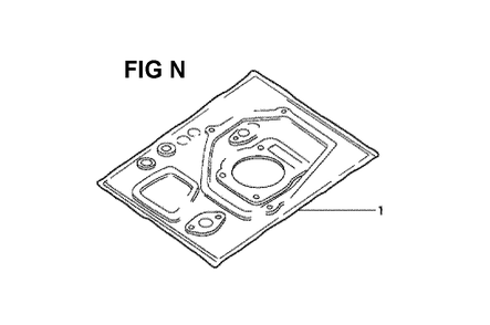 Fig-1 Diagram and Parts List for GXV120 Type SFSK Honda Engine