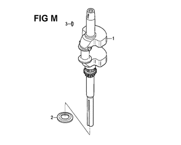 Fig-9 Diagram and Parts List for GXV530 U3-1070150 Honda Engine