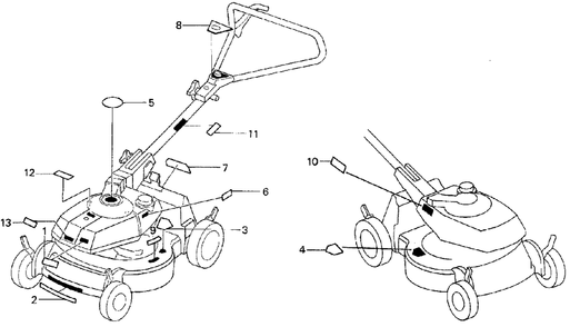 Part Location Diagram of 87501-959-620 Honda Mark, Switch (English) (Not Available)