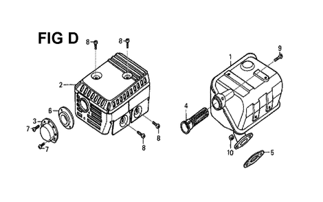 Fig-3 Diagram and Parts List for GX160H1 Type SX3 Honda Engine