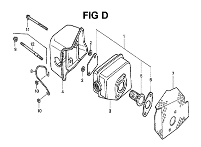 Fig-1 Diagram and Parts List for GXV140 Type A1K Honda Engine
