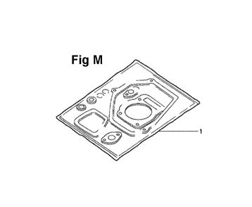 Fig-9 Diagram and Parts List for GXV140 Type A1 Honda Engine