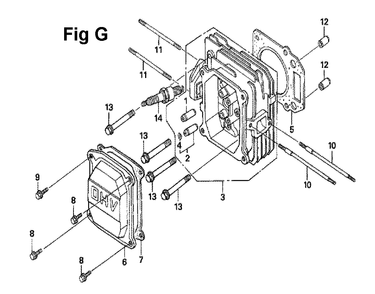 Fig-1 Diagram and Parts List for GXV160UH2 Type SFL Honda Engine
