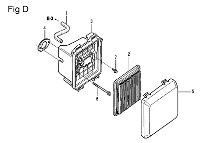 Fig-4 Diagram and Parts List for GCV160LE Type N7A1 Honda Engine
