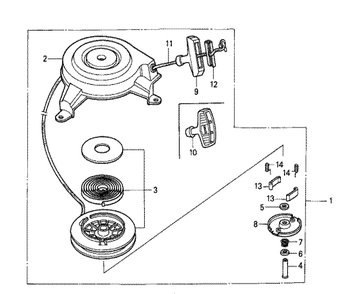 Fig-0 Diagram and Parts List for GXV140 Type MAC Honda Engine