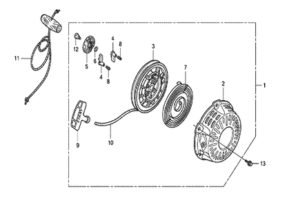Part Location Diagram of 18320-ZF1-H50 Honda Protector, Muffler (Silent)