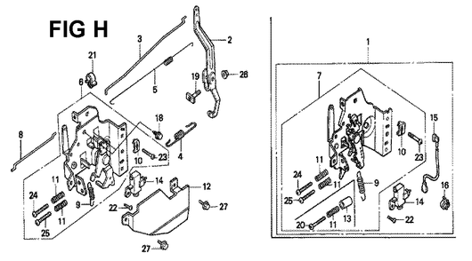 Fig-5 Diagram and Parts List for GXV160 Type N5C Honda Engine