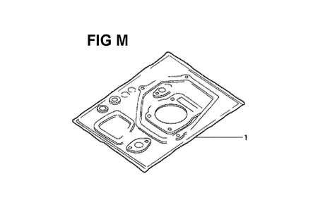 Fig-8 Diagram and Parts List for GXV140 Type MAJ Honda Engine