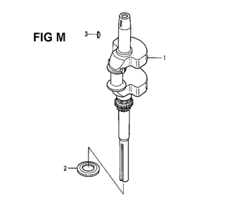 Fig-5 Diagram and Parts List for GXV530 Type SXE3 Honda Engine