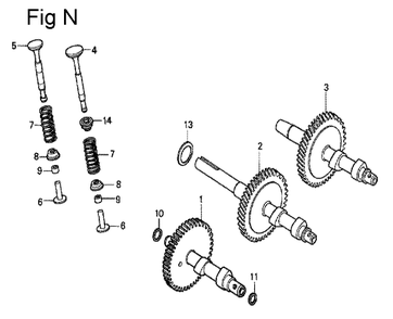 Part Location Diagram of 14732-ZC0-000 Honda LIFTER, VALVE