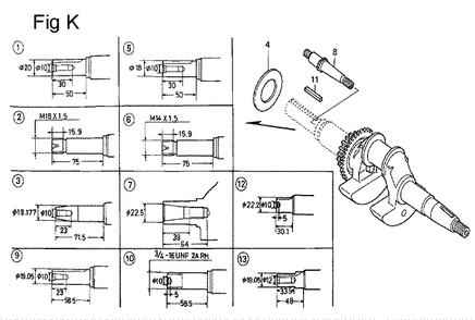 Fig-11 Diagram and Parts List for GC160 Type PHU Honda Engine