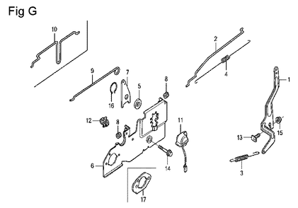 Fig-7 Diagram and Parts List for GCV160LA Type S3H Honda Engine