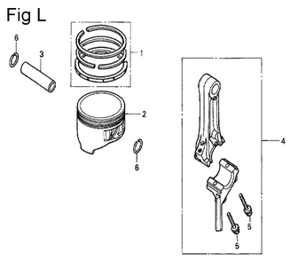 Fig-12 Diagram and Parts List for GC190A Type QHPA Honda Engine