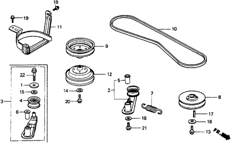 Part Location Diagram of 76183-751-700 Honda Stopper, Belt (Not Available)