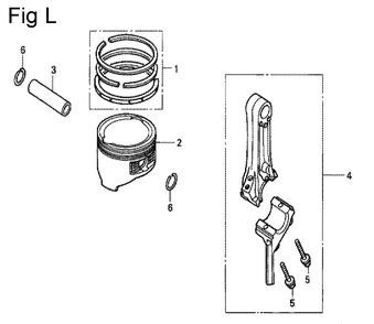 Fig-12 Diagram and Parts List for GC135 Type SHJ1 Honda Engine