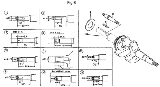 Fig-2 Diagram and Parts List for GC160A Type QHAJ Honda Engine