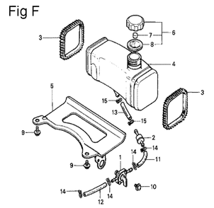Fig-6 Diagram and Parts List for GV150K1 Type SMA Honda Engine
