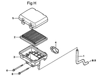 Fig-8 Diagram and Parts List for GC160 Type WME2 Honda Engine