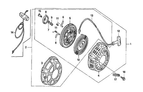 Fig-0 Diagram and Parts List for GX160K1 Type QXE Honda Engine