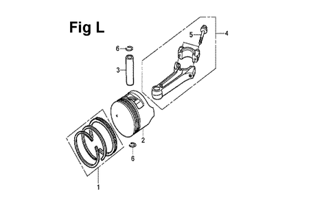 Fig-13 Diagram and Parts List for GXV160UH2 Type SFL Honda Engine